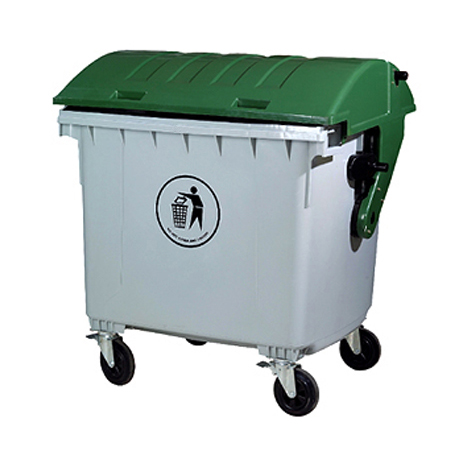 1200L trash container with wheels