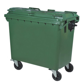 660L Outdoor Plastic Trash Bin